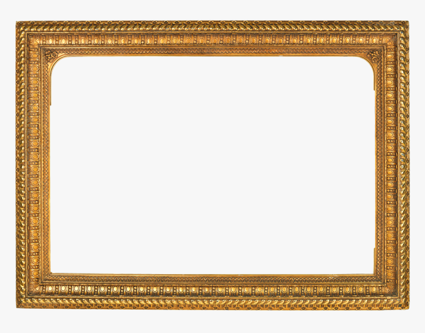 Gold Wood Frame Png - Painting Frame Border, Transparent Png, Free Download