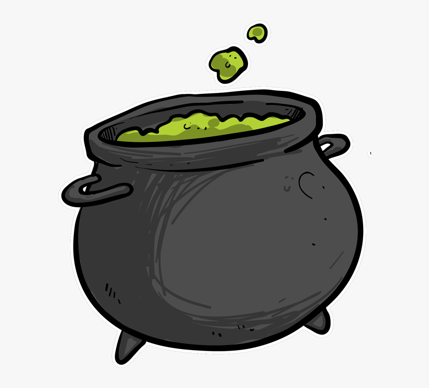 Cauldron Png - Soup Witch Cartoon, Transparent Png, Free Download