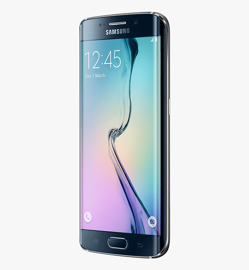 Samsung Galaxy S6 Edge- Black - Galaxy S6 Edge, HD Png Download, Free Download