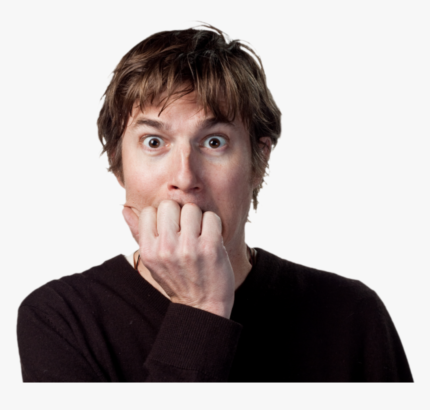 Scared Person Png - Мужчина Боится, Transparent Png, Free Download