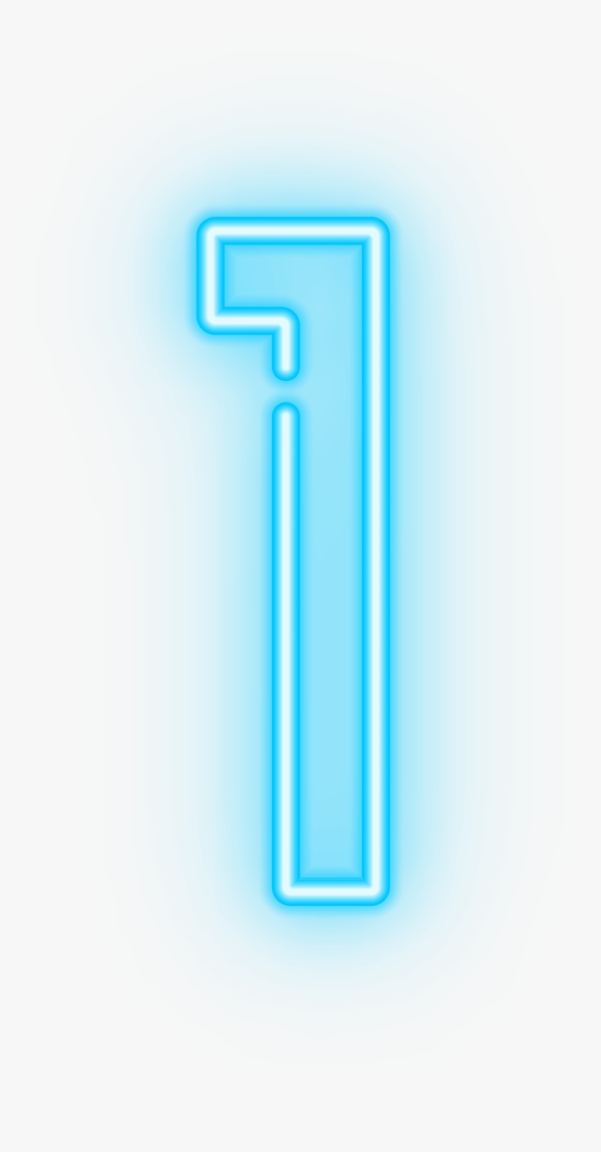 Neon Numbers Png , Png Download - Neon Light Numbers Png, Transparent Png, Free Download