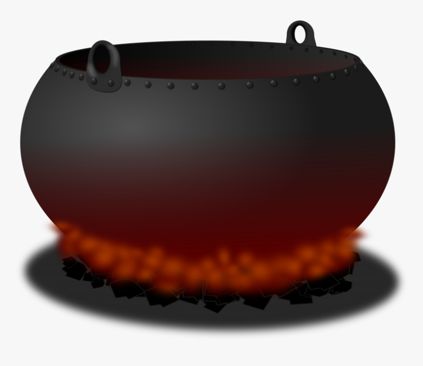 Cauldron, Pot, Fire, Heat, Cooking, Hell - Boiling Cauldron Png Gif, Transparent Png, Free Download