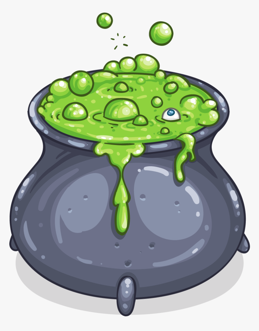 Cauldron Png - Cauldron Halloween Cartoon, Transparent Png, Free Download