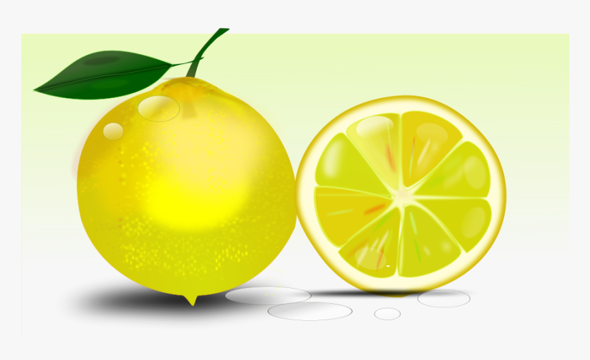 Lemon Svg Clip Arts - Limon Dibujo A Color, HD Png Download, Free Download