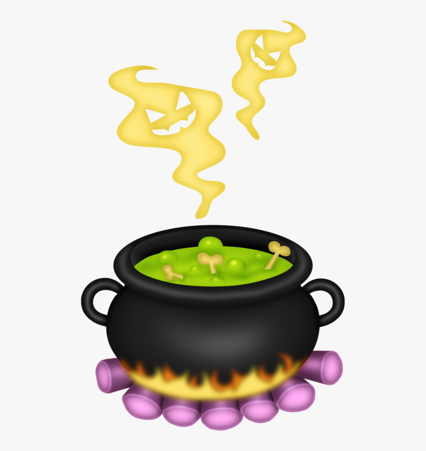 Pin By Lena Forbis - Witch And Cauldron Halloween Clip Art, HD Png Download, Free Download