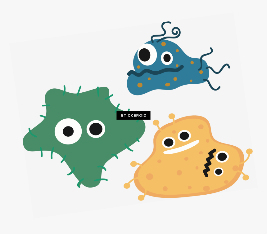 Transparent Bacteria Clipart - Bacteria Gif Transparent Background, HD Png Download, Free Download