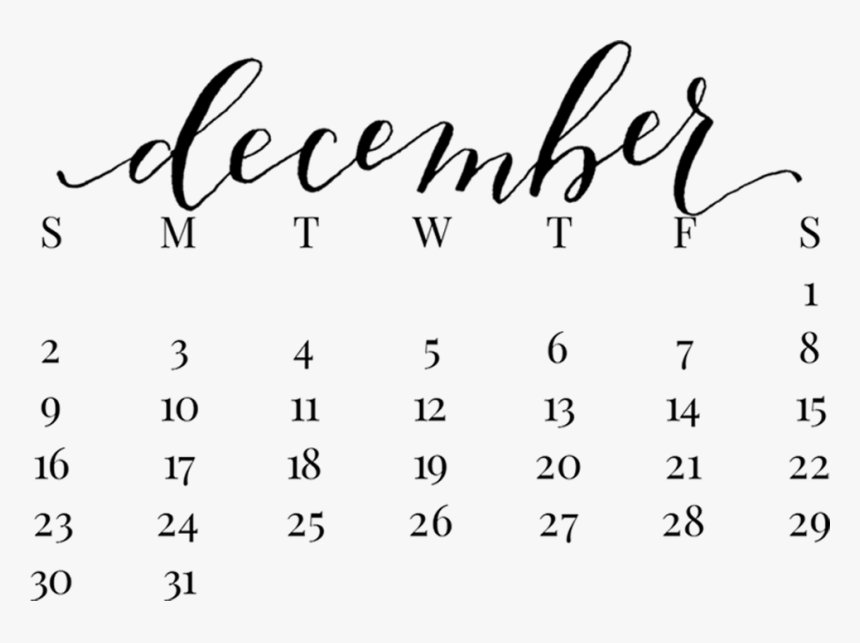 Monthly Calendar Transparent Background, HD Png Download, Free Download