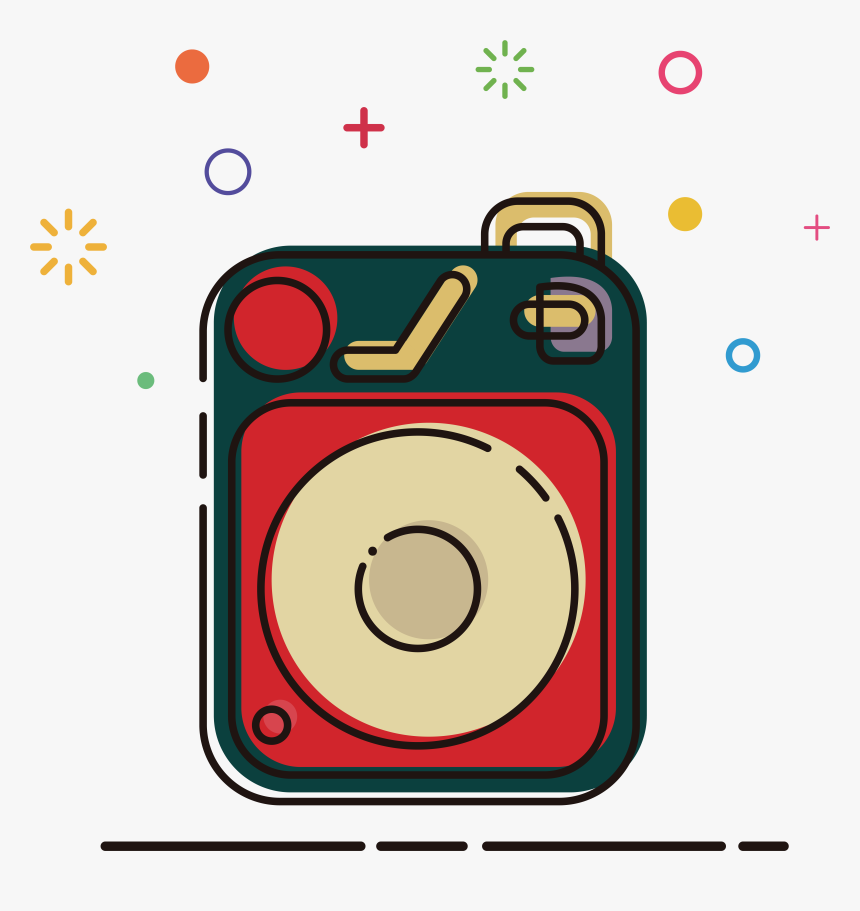 Mbe Illustration Style Speaker Retro Png And Vector, Transparent Png, Free Download