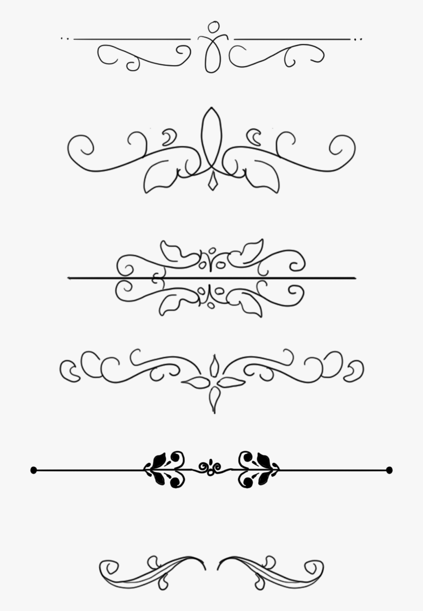 Transparent One Line Border Clipart - Line Art, HD Png Download, Free Download