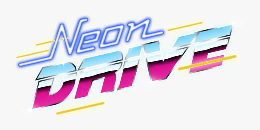 Picture Library Download 80s Vector Neon - Neon Drive Logo, HD Png Download, Free Download