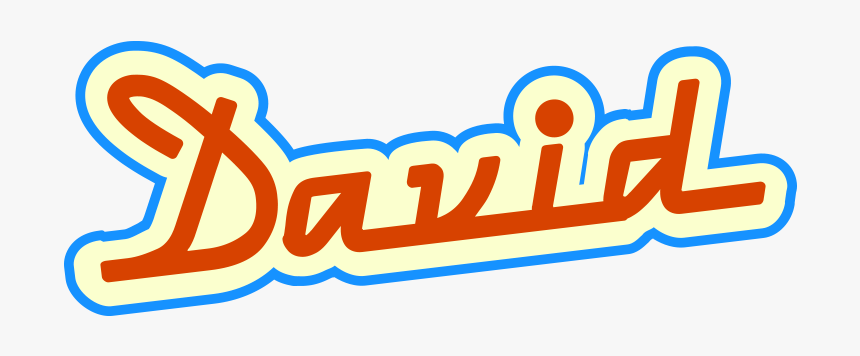 David Retro Sign - Calligraphy, HD Png Download, Free Download