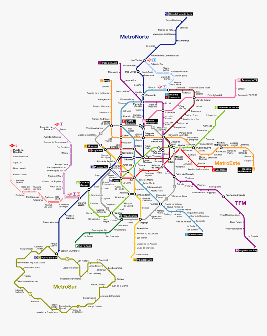 Zona A Metro Madrid, HD Png Download, Free Download