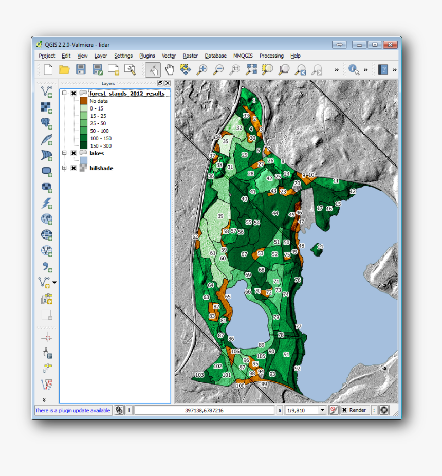 - - / - - / - - / Images/results Styles Applied - Presentacion De Mapas En Qgis, HD Png Download, Free Download