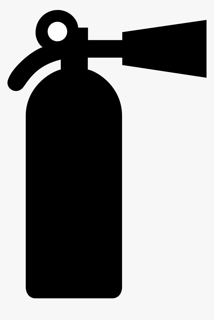 Extintor, Fuego, Extintor De Fuego, Casa - Fire Extinguisher Sign Black, HD Png Download, Free Download