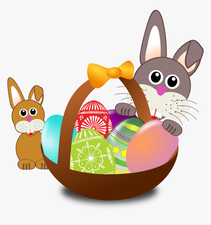 Clipart Lunch Easter - Cartoon Image Of Easter, HD Png Download, Free Download