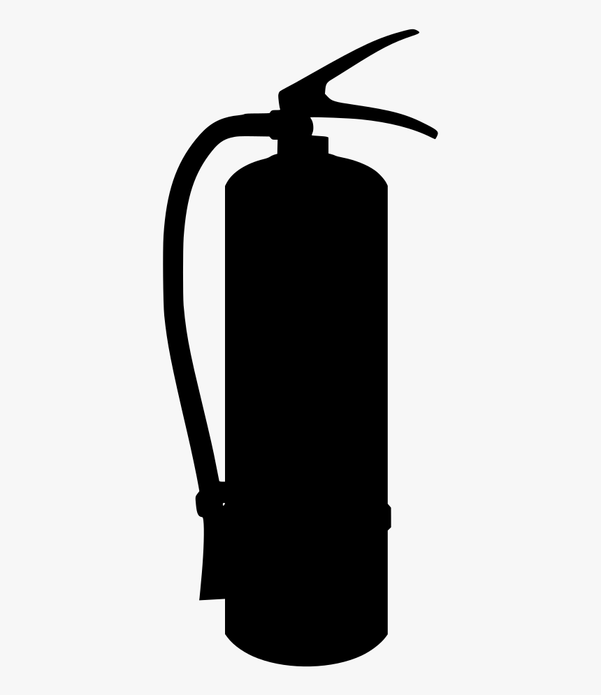 Clipart Fire Extinguisher Black, HD Png Download, Free Download