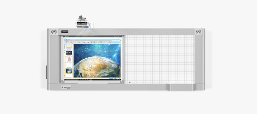 Lousa Quadriline Retratil Ql2 Full - Earth, HD Png Download, Free Download