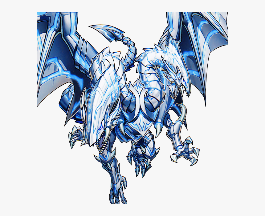 Yugioh Blue Eyes Twin Burst Dragon Art, HD Png Download, Free Download