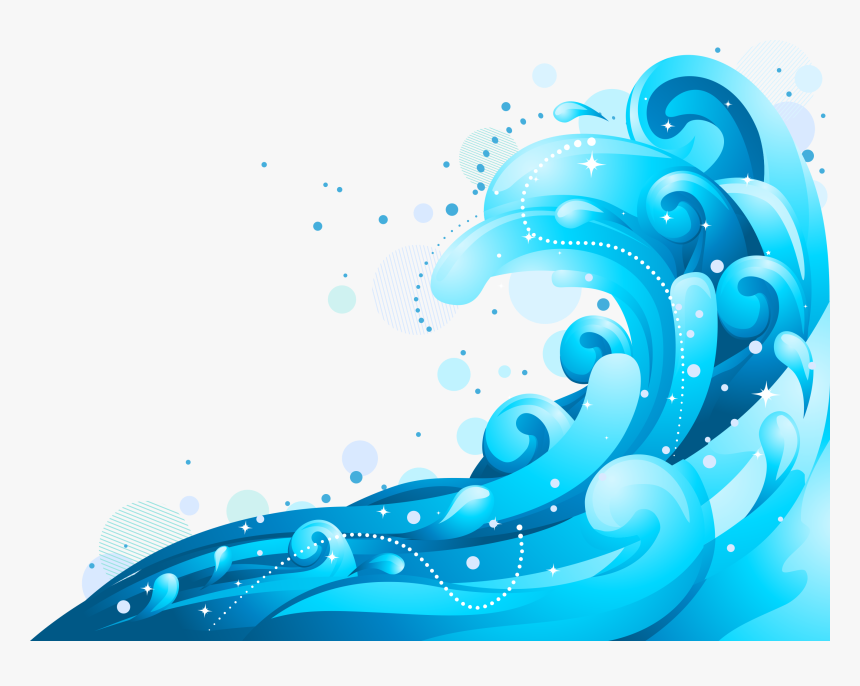 Wind Wave, Wave, Wave Vector, Blue, Graphic Design - Background Wave Vector Png, Transparent Png, Free Download