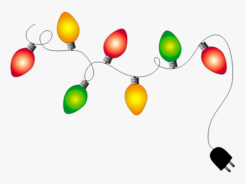 Imágenes De Luces De Navidad - Clip Art Holiday Lights, HD Png Download, Free Download
