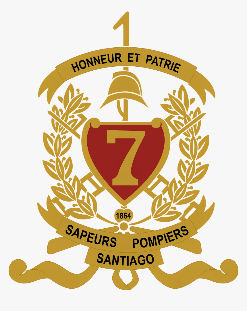 Septima Compañia De Bomberos De Santiago, HD Png Download kindpng