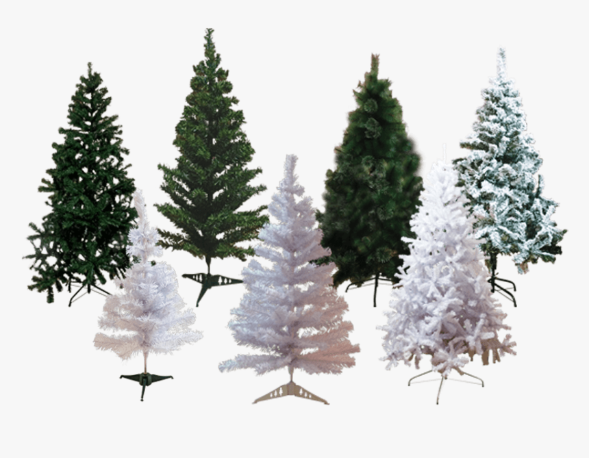 Arboles De Navidad Artificiales, Verdes, Blanco Y Nevados - Christmas Tree, HD Png Download, Free Download