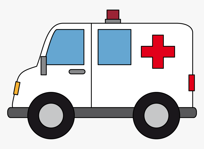 Ambulance Free To Use Clip Art - Ambulance Png Clipart, Transparent Png, Free Download