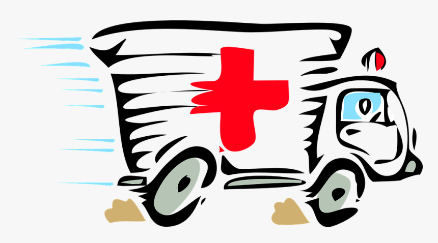 Ambulancia, Paramédico, Rojo, Cruz, Médico, Transporte - Medical Emergency, HD Png Download, Free Download