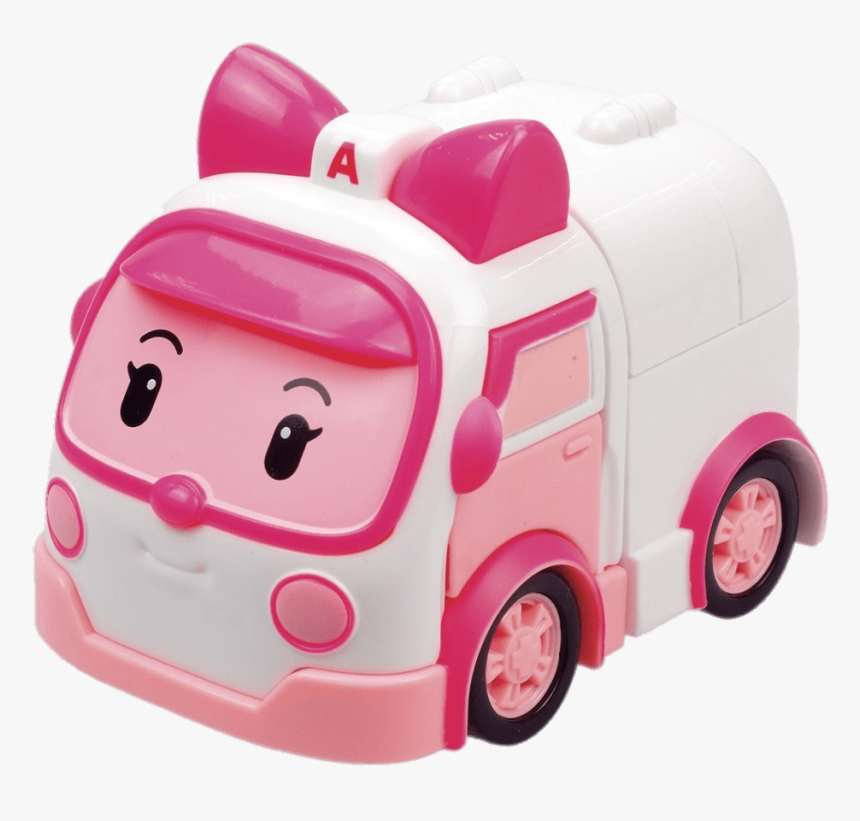 Robocar Poli Personaje Amber La Ambulancia - Amber Robocar, HD Png Download, Free Download