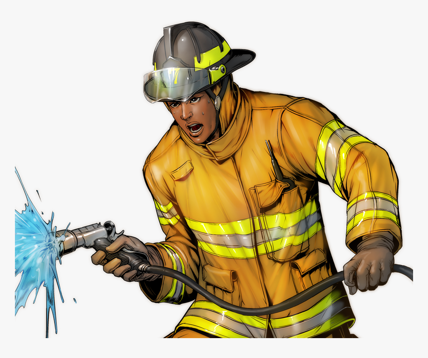 Firefighter Png - Shoot Rifle, Transparent Png, Free Download