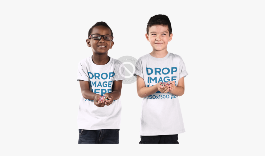 Kid Tshirt Mockup Placeit Kids T Shirt Mockup Featuring - Boy T Shirt Mockup, HD Png Download, Free Download