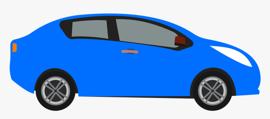 Auto, Vehiculo, Coche, Carro, Auto Amarillo, Vehículo - Blue Car Vector Png, Transparent Png, Free Download