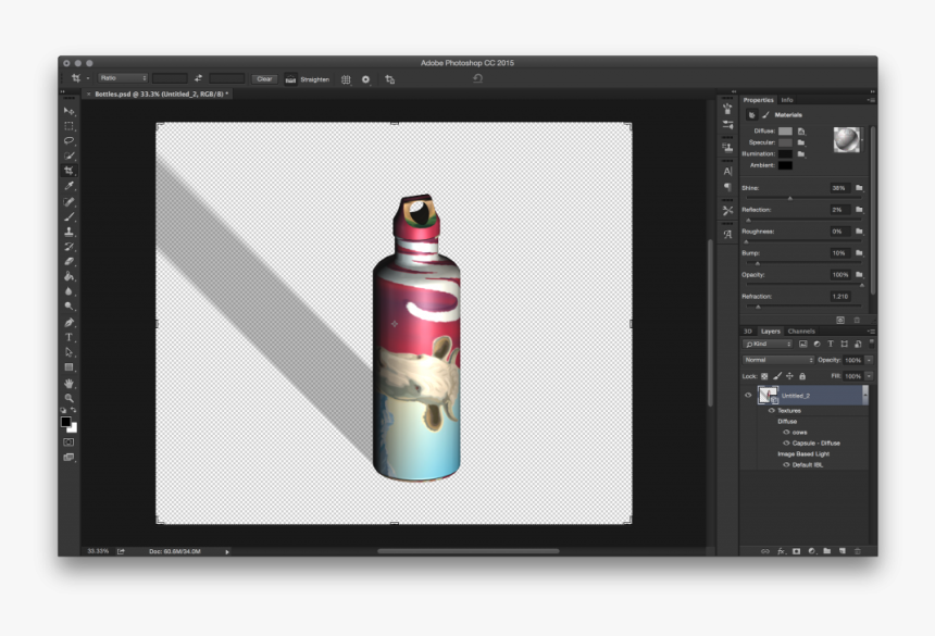 Wrap An Image Around An Object In Photoshop Cc, HD Png Download, Free Download
