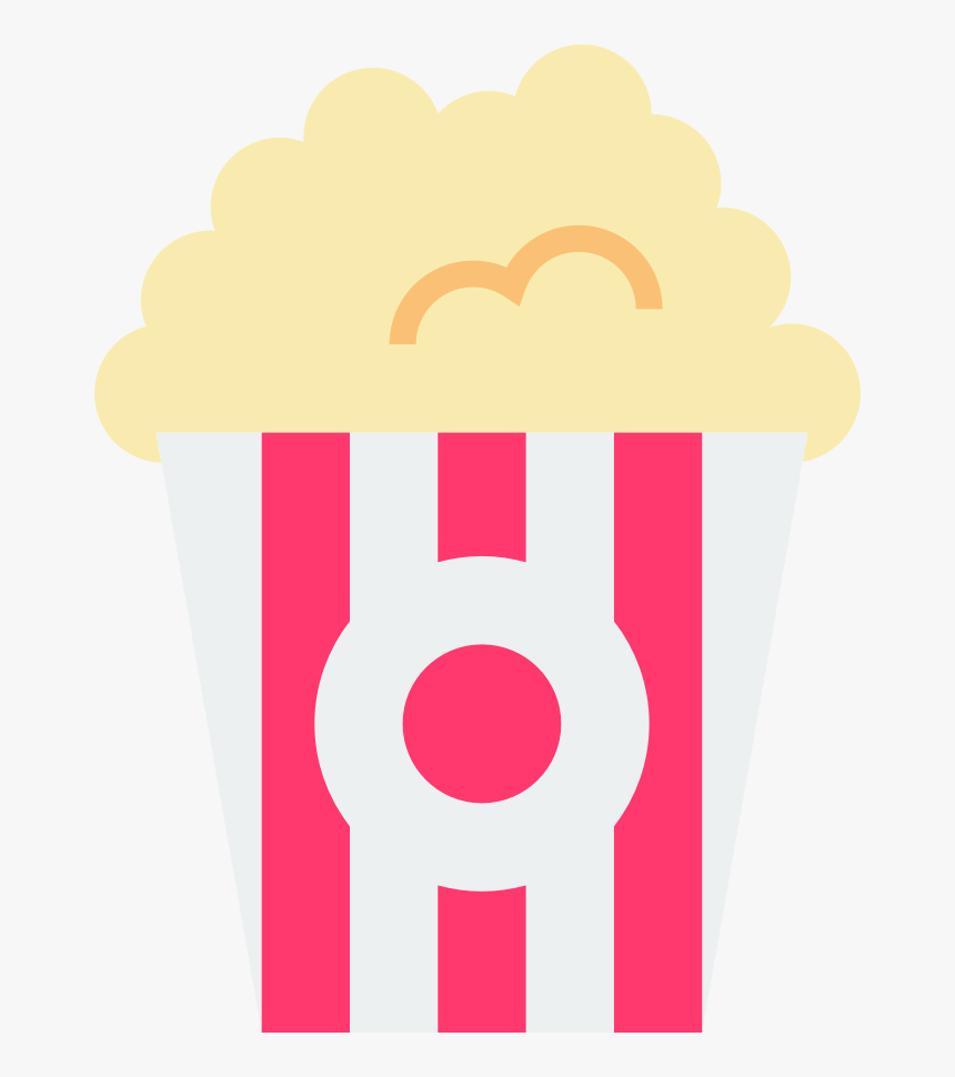 Transparent Popcorn Clip Art - Icon Popcorn Pink Png, Png Download, Free Download