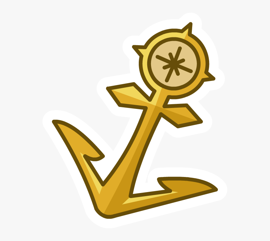 Gold Anchor Png - Gold Anchor Clipart Png, Transparent Png, Free Download