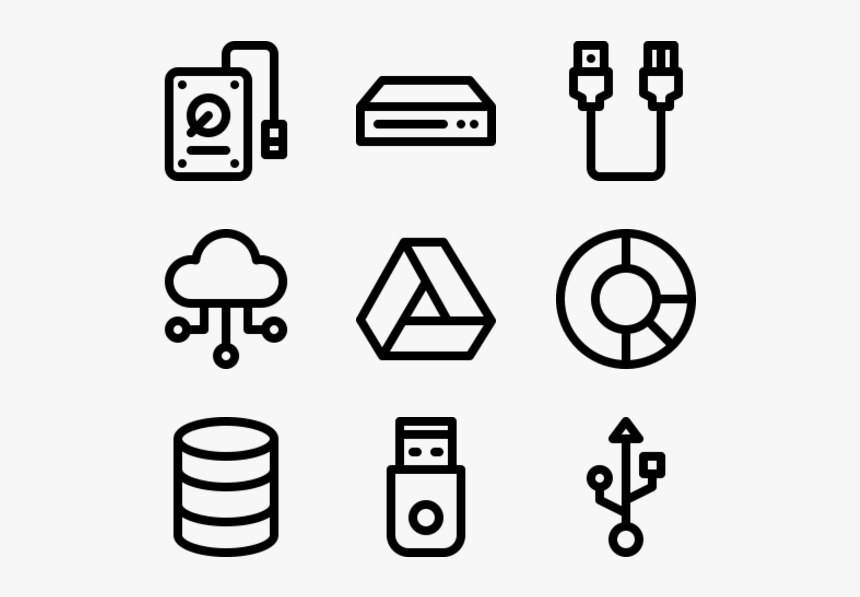 External Hard Drive - Diving Icons, HD Png Download, Free Download
