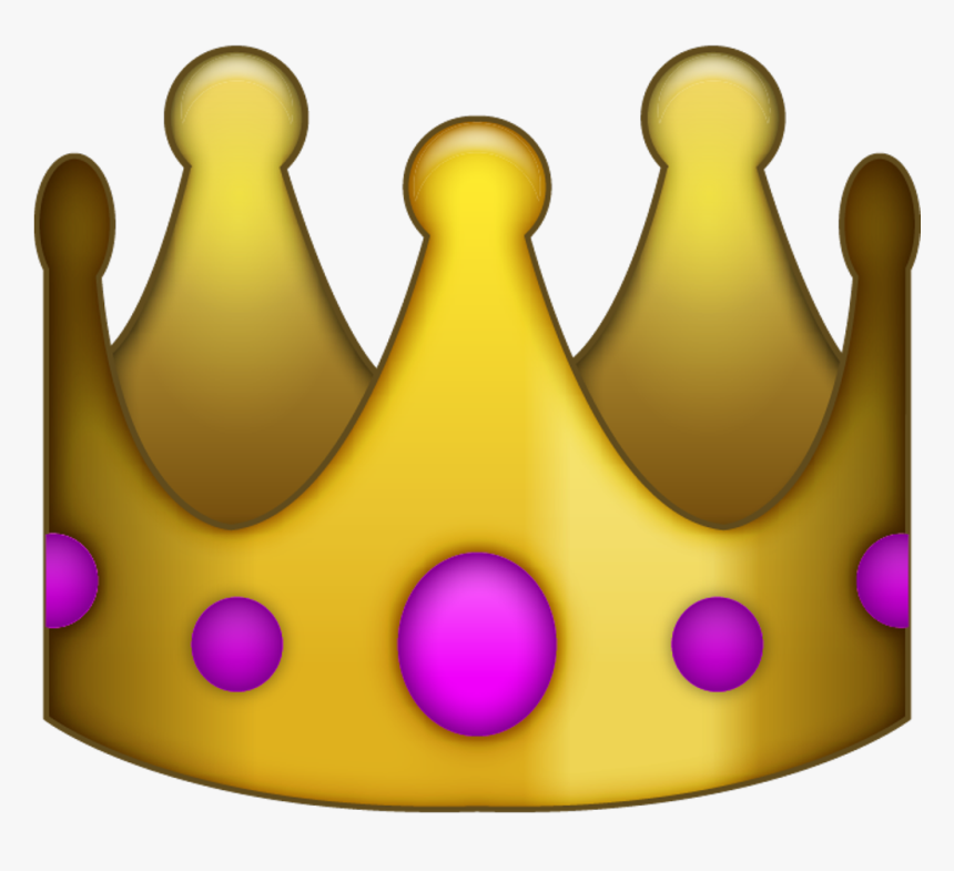 #crown #corona #emoji #reina #rey #queen #king - Emoji Crown, HD Png Download, Free Download