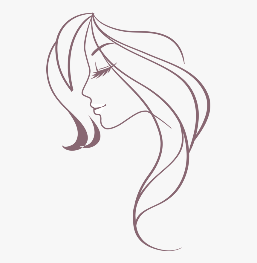 Rostro Silueta De Mujer Png, Transparent Png, Free Download