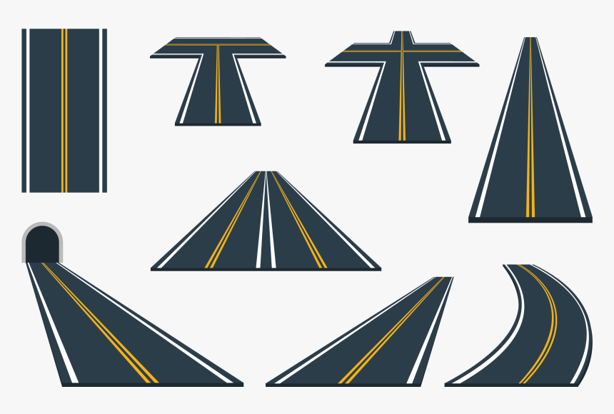 Vectores De Carretera Descargue Gr&225ficos Y Gratis - Carretera Png, Transparent Png, Free Download