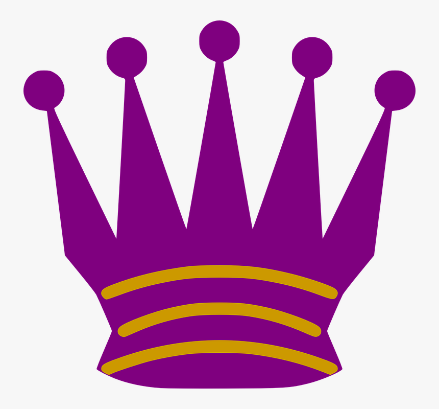 Corona, Reina, Ajedrez, Púrpura - Chess Pieces Queen Png, Transparent Png, Free Download