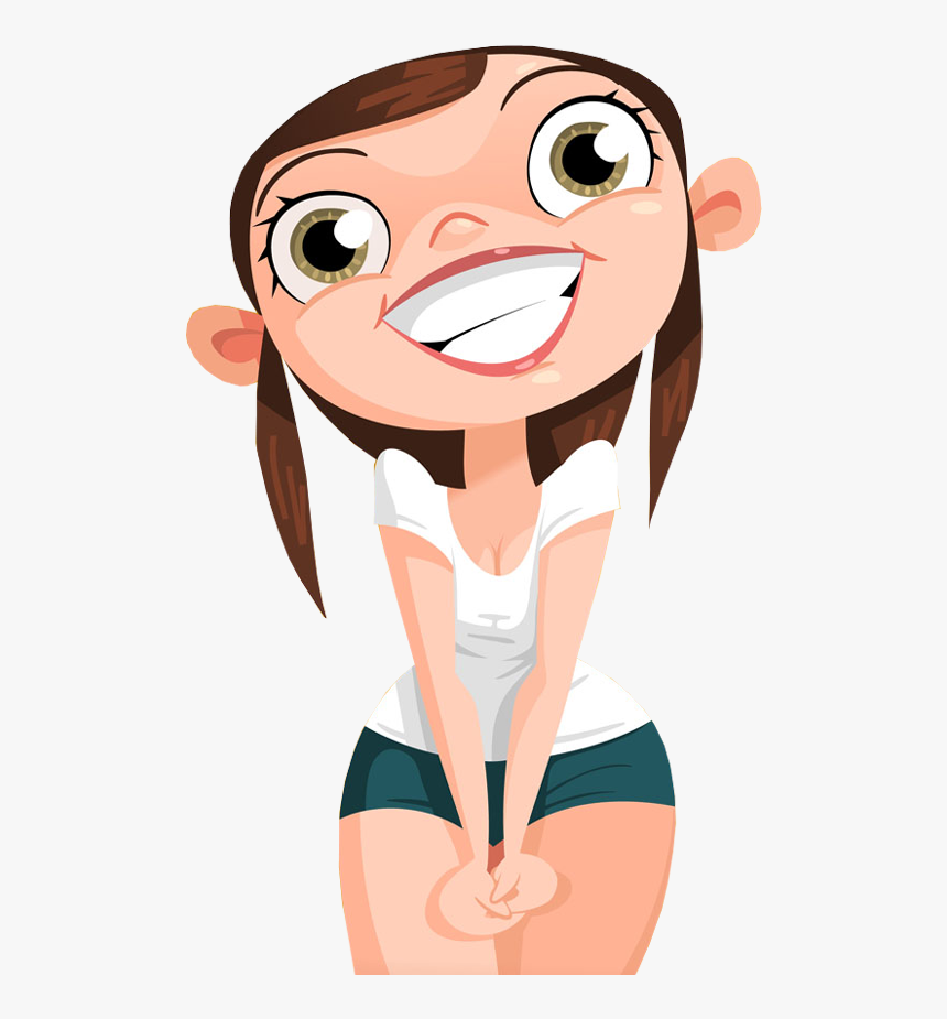 Happy Woman Smiling - Women Clipart Funny, HD Png Download, Free Download
