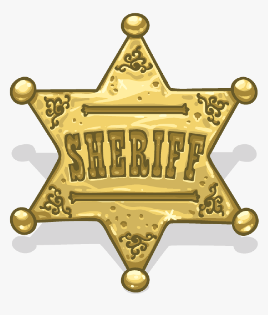 Transparent Sheriff Badge Clipart - Transparent Background Sheriff Badge Clipart, HD Png Download, Free Download