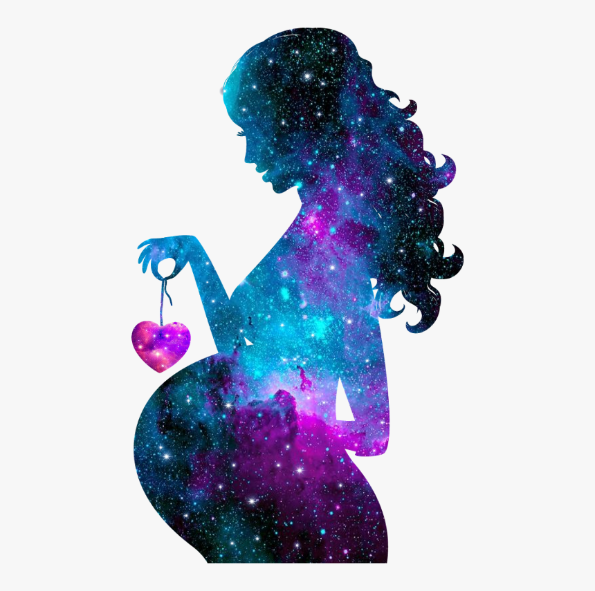 Mujer Embarazada Dibujos Animados Clipart , Png Download - Silueta De Mujer Embarazada, Transparent Png, Free Download