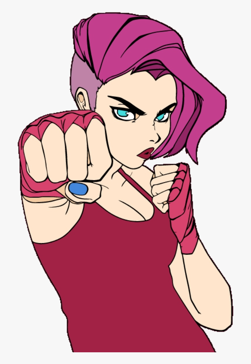 #girl #woman #fight #boxeo #boxing #mujer #draw #dibujo - Cartoon, HD Png Download, Free Download