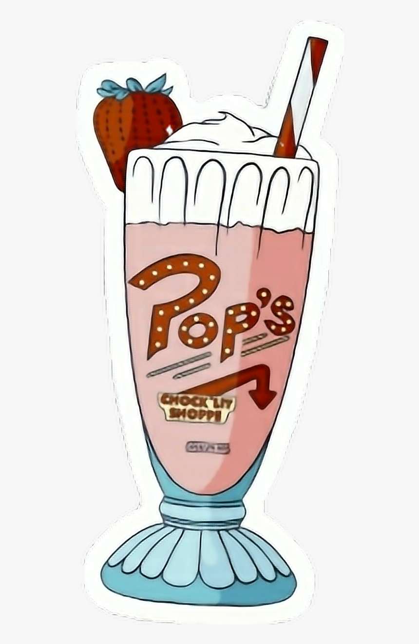 #pops #riverdale #milkshake #strawberry #diner - Malteada De Pop's Riverdale, HD Png Download, Free Download