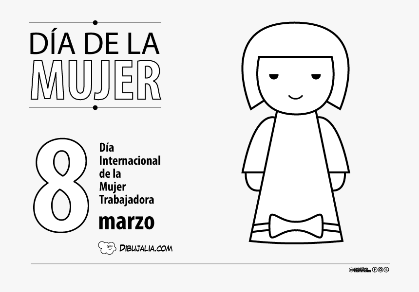 Poster Para El Día De La Mujer - Cartoon, HD Png Download, Free Download