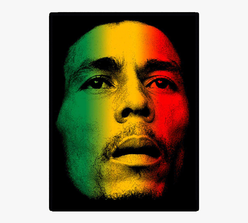 Bob Marley Green Yellow Red - Bob Marley Rasta Color, HD Png Download, Free Download