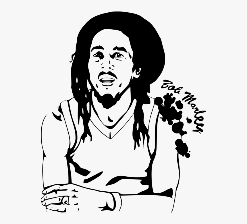 Bob Marley Nine Mile Coloring Book Drawing, HD Png Download, Free Download