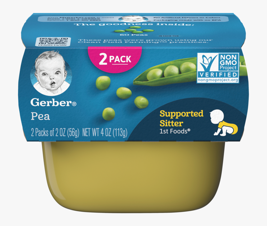 1st Foods Pea - Gerber Baby Food Sweet Potato, HD Png Download, Free Download