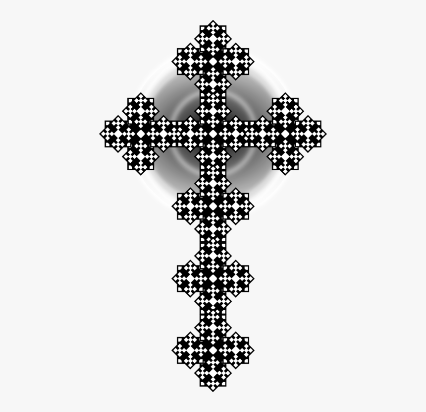 Tile Symmetry Tree Starburst Candy - Cross, HD Png Download, Free Download